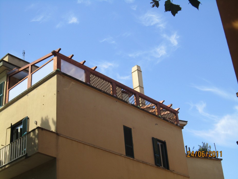 PERGOLA SOLARE - OPERA FINITA, VISTA DA FUORI